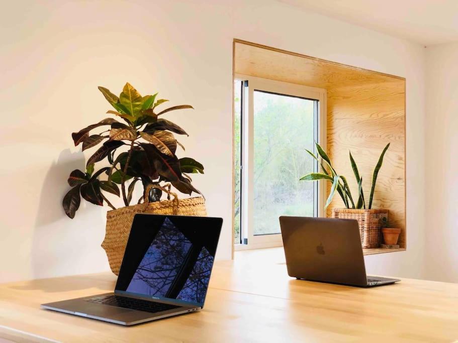 Eco Tiny Home & Office For Digital Nomads Vallmoll Exterior foto